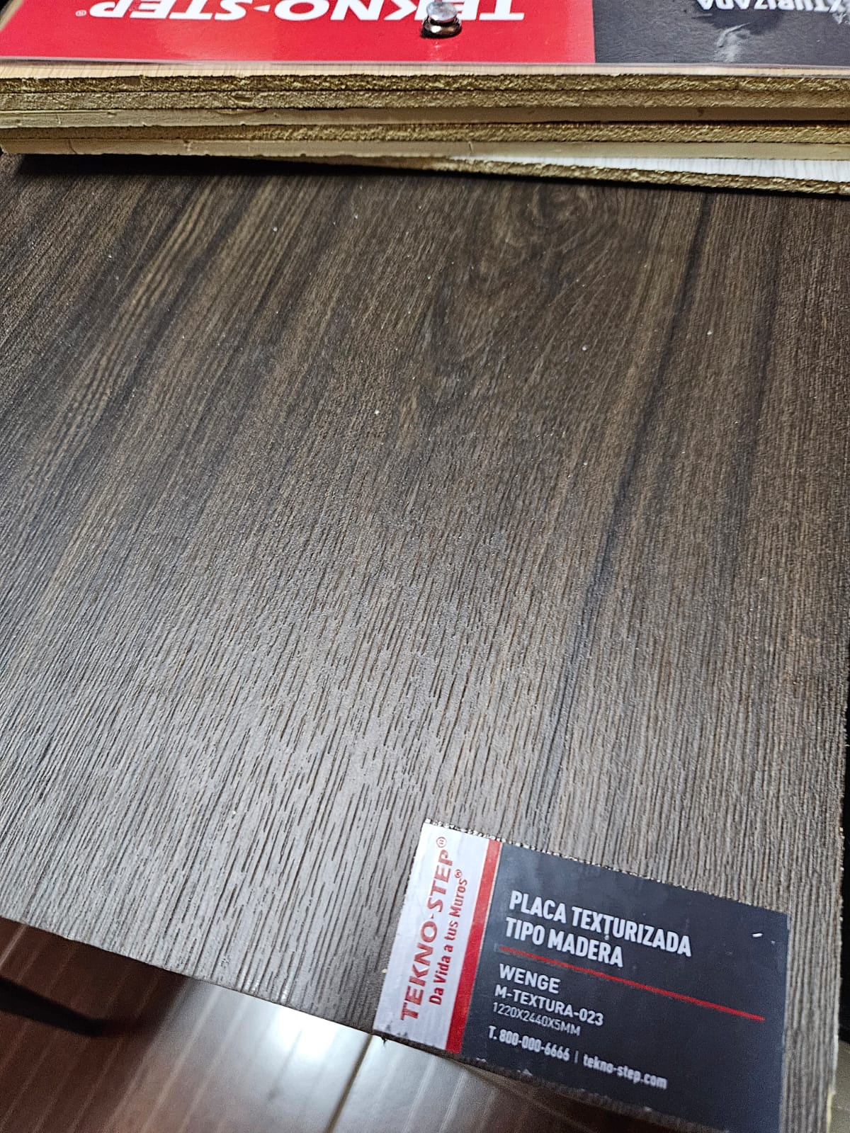 Placa Texturizada Tipo Madera